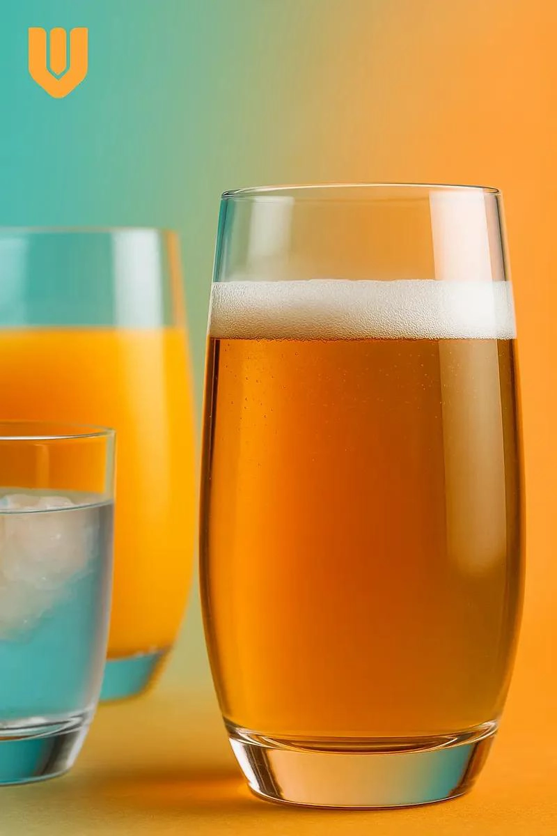SET DE 6 VASOS DE VIDRIO RESISTENTE DE 520 ML PARA BEBIDAS - 5