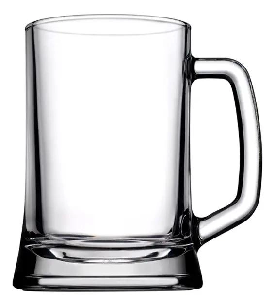 SET DE 2 MUGS DE CERVEZA DE VIDRIO TEMPLADO 500 CC - 2