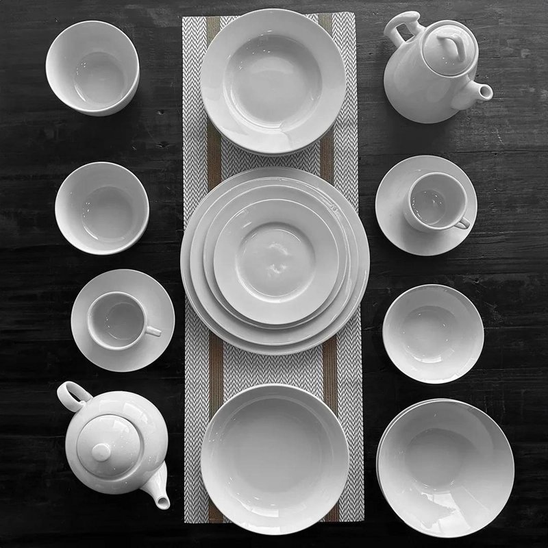 SET DE 6 BOWLS ALTOS DE PORCELANA DE 14 CM - 6