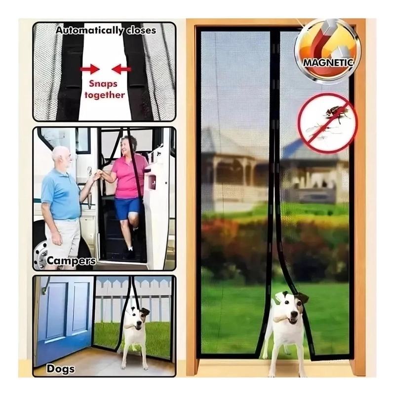 MALLA MOSQUITERA AUTOMATICA PARA PUERTAS Y VENTANAS - 2
