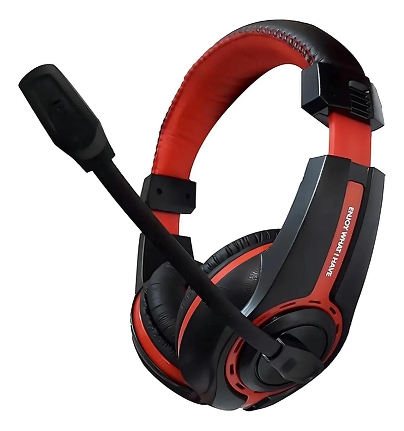 AUDIFONOS GAMER CON MICROFONO Y SONIDO ENVOLVENTE PARA JUEGOS - 1
