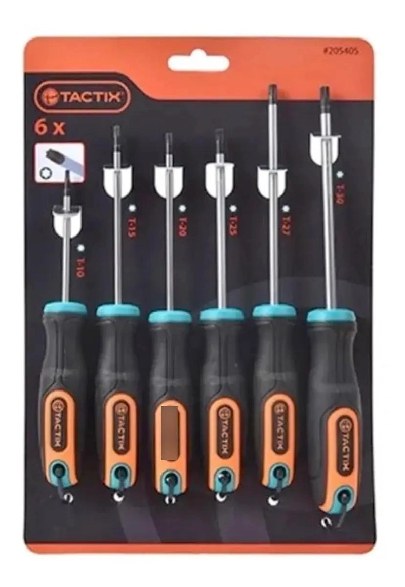 JUEGO DE ATORNILLADORES TORX 6 PIEZAS - 1