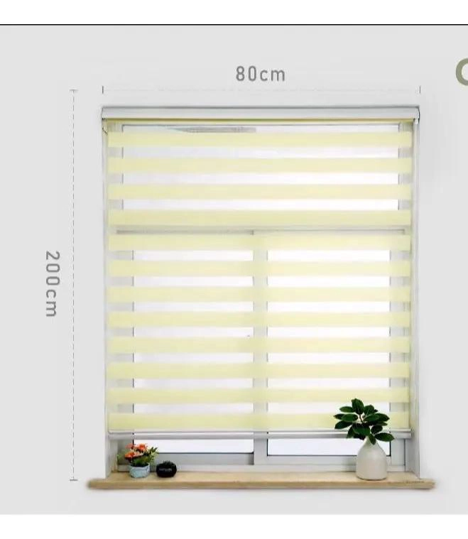 CORTINAS ROLLER DUO 80CM X 200CM PARA DECORACION MODERNA - 4