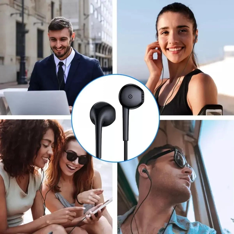 AUDIFONOS IN-EAR MANOS LIBRES CON CONECTOR 3.5MM PARA MUSICA Y LLAMADAS - 6