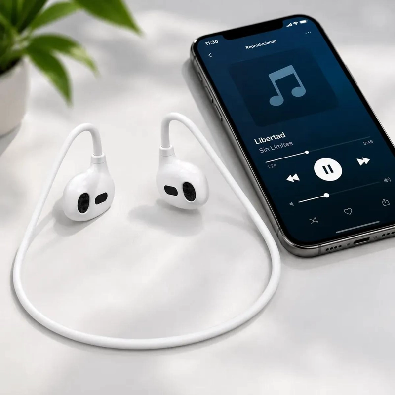 AURICULARES BLUETOOTH CONDUCCION OSEA CON MICROFONO - 4