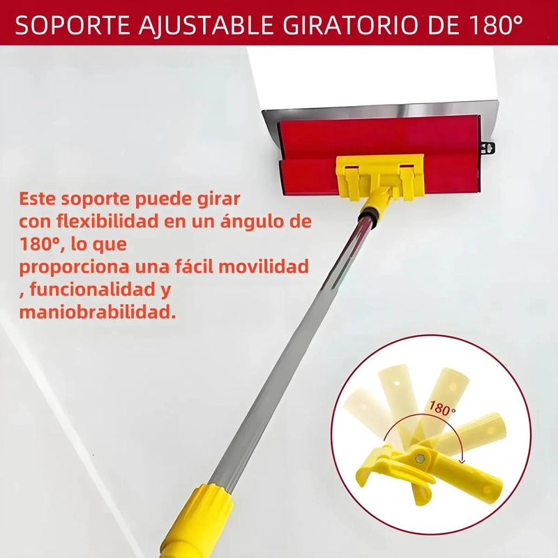 LLANA DE ENLUCIR PAREDES 25 CM CON VARILLA DE EXTENSION 1.2M - 4