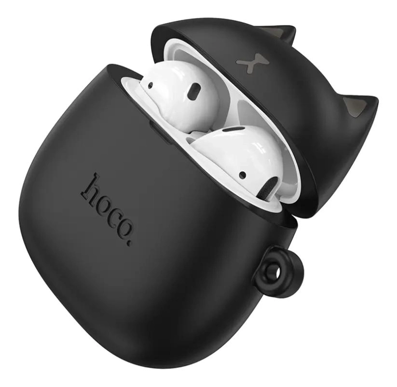 AURICULARES IN-EAR INALAMBRICOS BLUETOOTH DISEÑO GATO NEGRO - 1