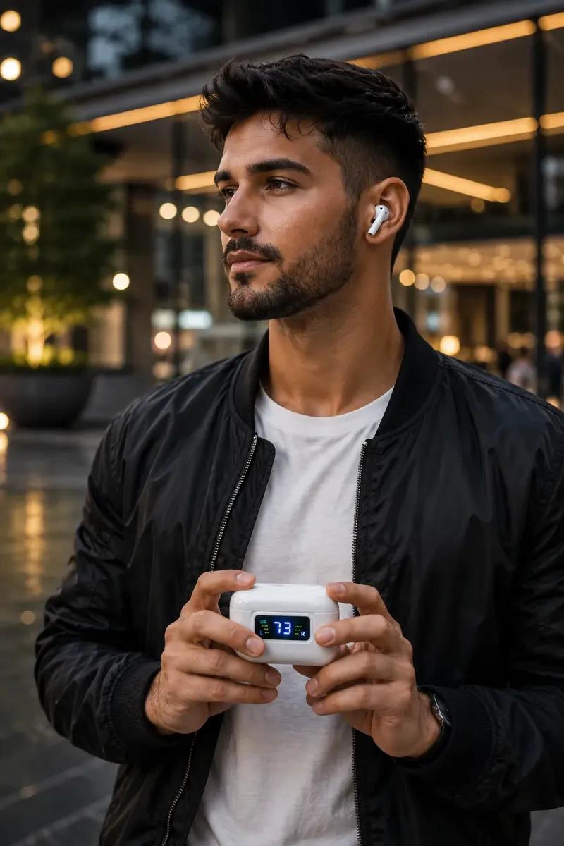 AUDIFONOS IN-EAR BLUETOOTH CON CANCELACION DE RUIDO Y MICROFONO - 4