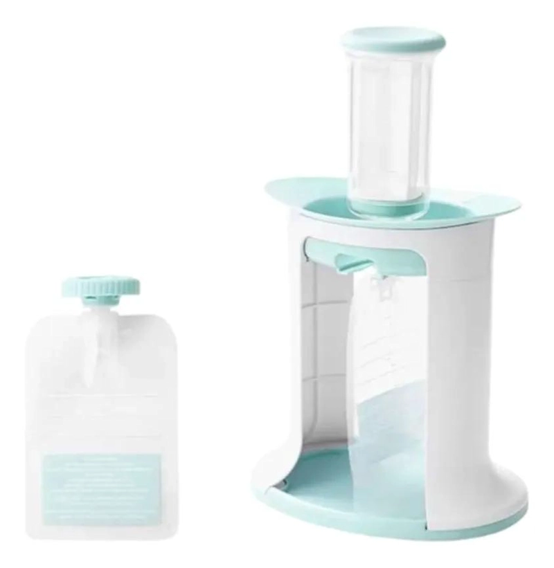 ESTACION DE JUGOS Y PURE S PORTATIL PARA NIÑOS CON 10 BOLSAS REUTILIZABLES - 6