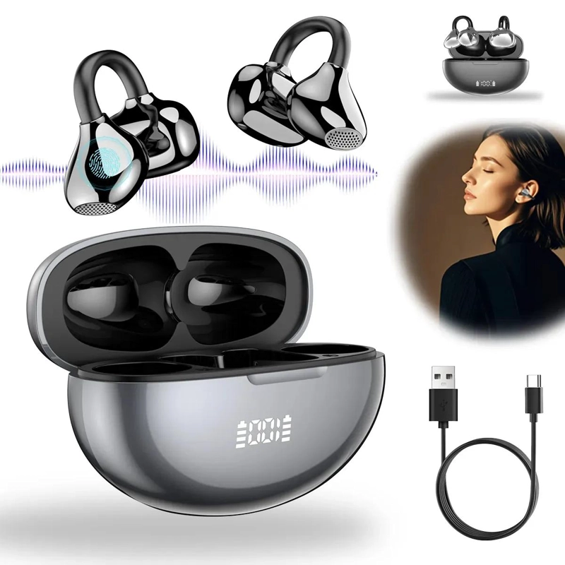 AURICULARES INALAMBRICOS CON CONDUCCION OSEA Y BLUETOOTH 6.1 - 1