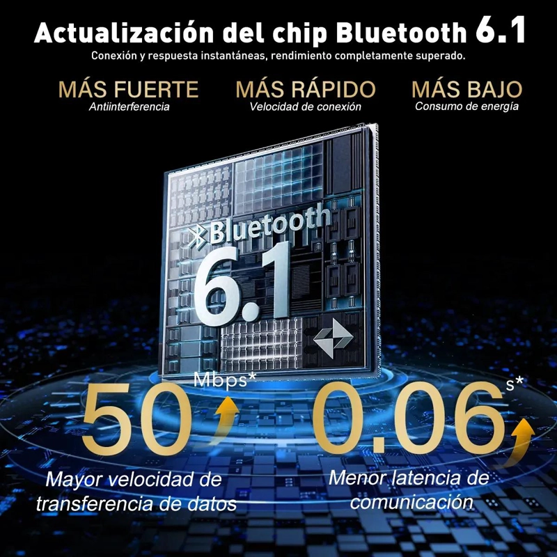 AURICULARES INALAMBRICOS CON CONDUCCION OSEA Y BLUETOOTH 6.1 - 9