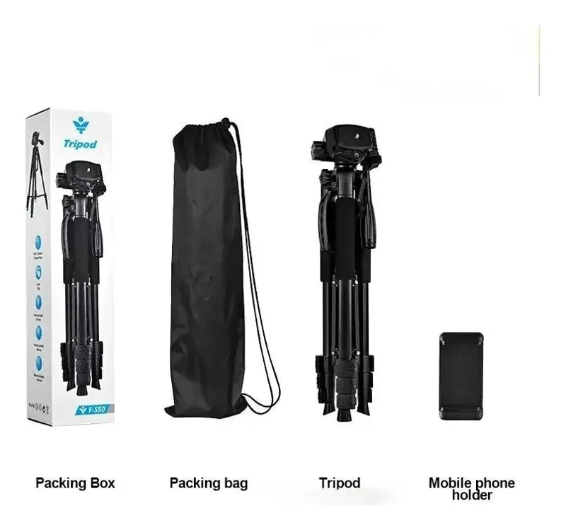 TRIPODE AJUSTABLE PARA CELULAR Y CAMARA CON CONTROL REMOTO - 6