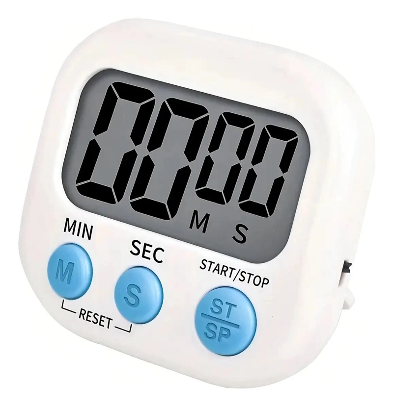 TEMPORIZADOR DIGITAL DE COCINA CON ALARMA Y IMAN - 1
