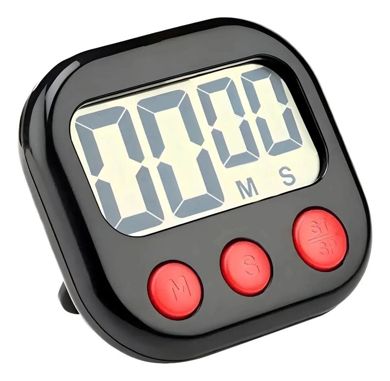 TEMPORIZADOR DIGITAL DE COCINA CON ALARMA Y IMAN - 4