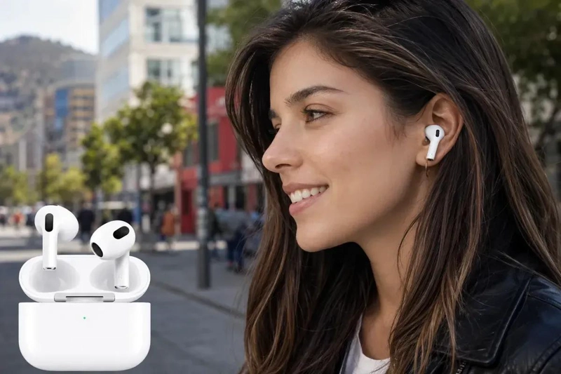 AUDIFONOS INALAMBRICOS BLUETOOTH CON ESTUCHE DE CARGA - 5