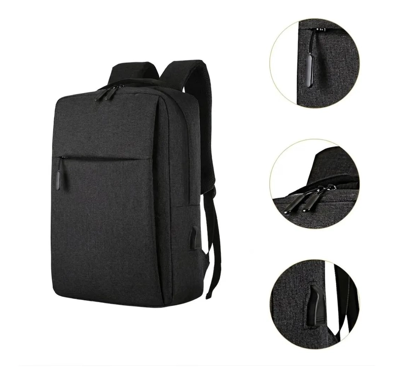 MOCHILA IMPERMEABLE MULTIFUNCIONAL CON PUERTO USB - 4