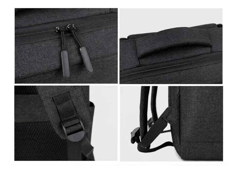 MOCHILA IMPERMEABLE MULTIFUNCIONAL CON PUERTO USB - 7
