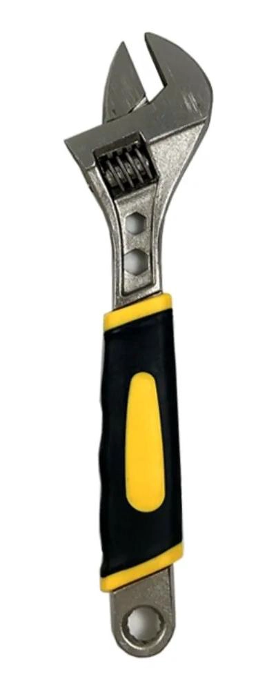 LLAVE AJUSTABLE ERGONOMICA DE 8 PULGADAS CON MANGO ANTIDESLIZANTE - 1