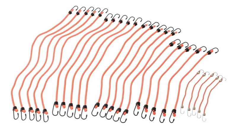 JUEGO DE CORDONES ELASTICOS PARA CARGA 20 PIEZAS VERSATILES - 1