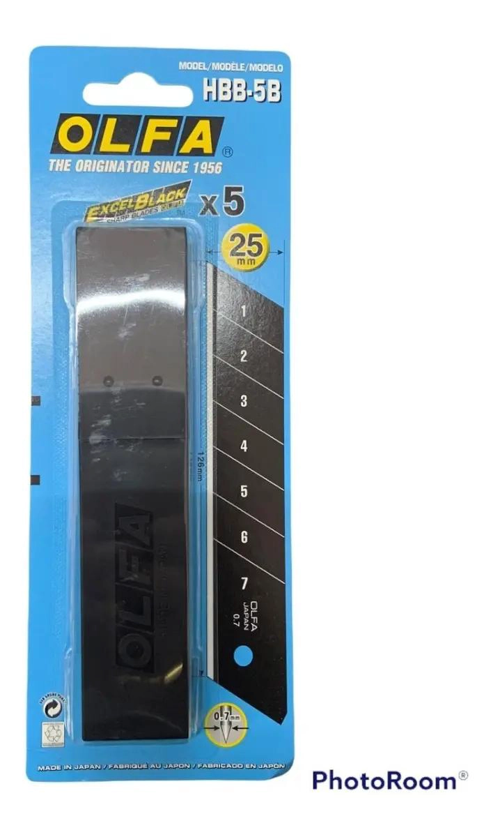 CUCHILLAS DE REPUESTO PARA CUTTER 25MM PACK DE 5 - 5