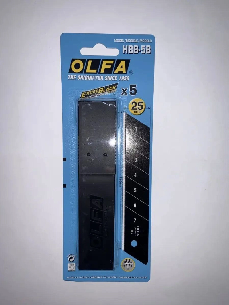 CUCHILLAS DE REPUESTO PARA CUTTER 25MM PACK DE 5 - 7