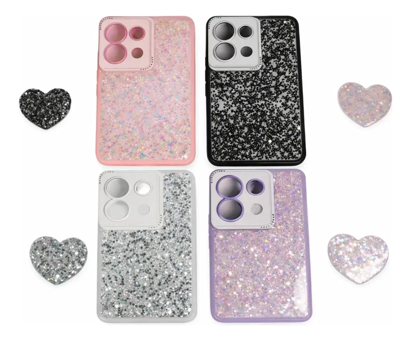 CARCASA BRILLANTE CON POP SOCKET PARA XIAOMI REDMI NOTE 13 PRO 5G - 10