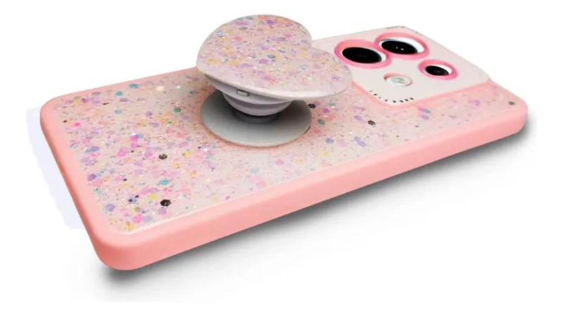 CARCASA BRILLANTE CON POP SOCKET PARA XIAOMI REDMI NOTE 13 PRO 5G - 7