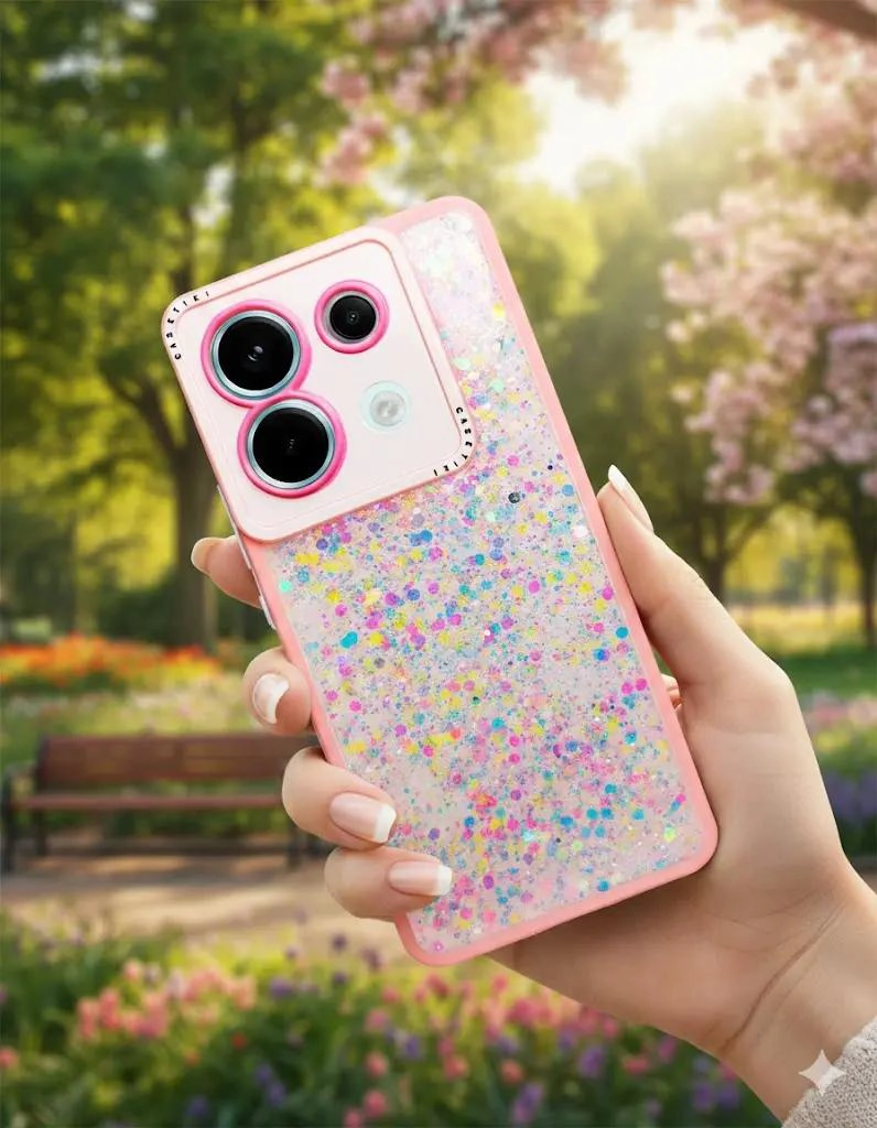 CARCASA BRILLANTE CON POP SOCKET PARA XIAOMI REDMI NOTE 13 PRO 5G - 9