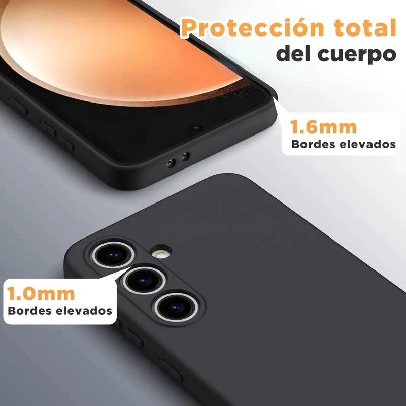 CARCASA DE SILICONA ANTICHOQUE PARA SAMSUNG GALAXY S25 FE 5G - 4