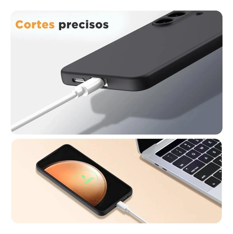 CARCASA DE SILICONA ANTICHOQUE PARA SAMSUNG GALAXY S25 FE 5G - 6