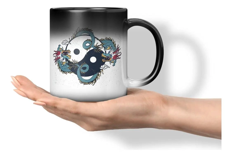 TAZA MAGICA QUE CAMBIA DE COLOR CON AGUA CALIENTE - 1