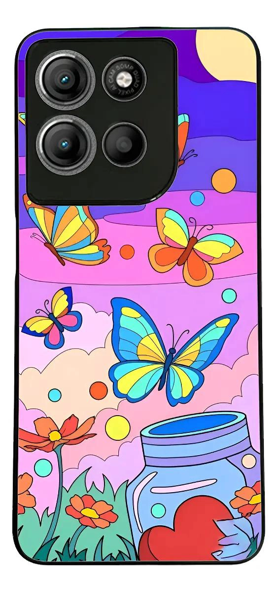 CARCASA TPU Y ALUMINIO PARA MOTOROLA EDGE 50 PRO DISEÑO 108 - 1