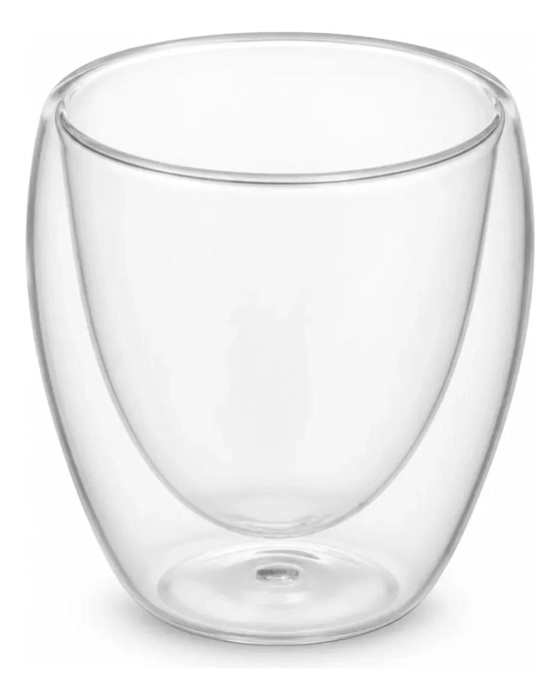 SET DE 6 TAZAS DE DOBLE VIDRIO PARA CAFE  ESPRESSO 80ML - 3