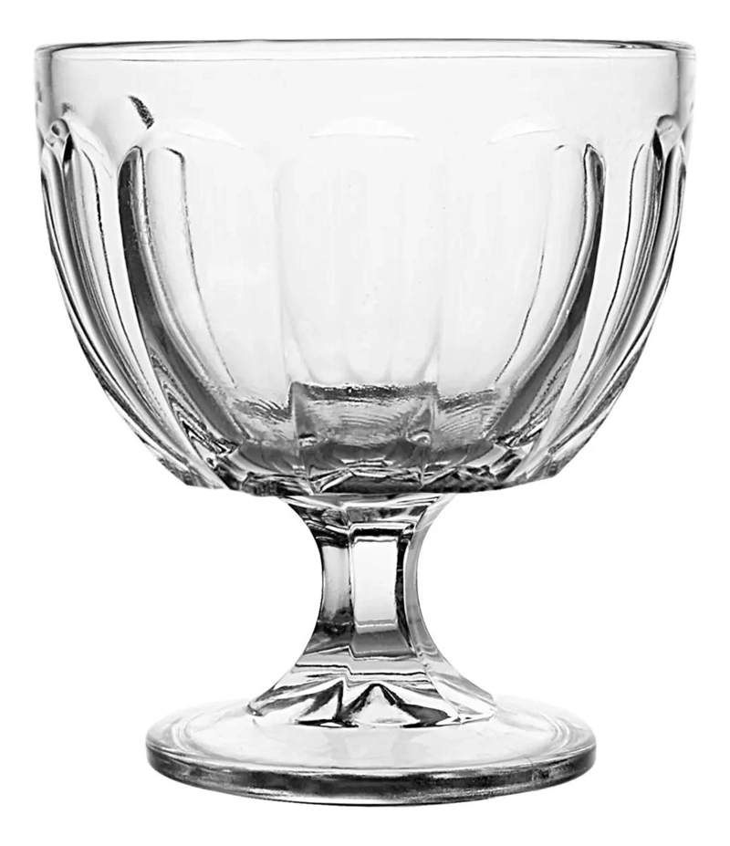 SET DE 4 COPAS DE VIDRIO RESISTENTE PARA BEBIDAS Y POSTRES - 3