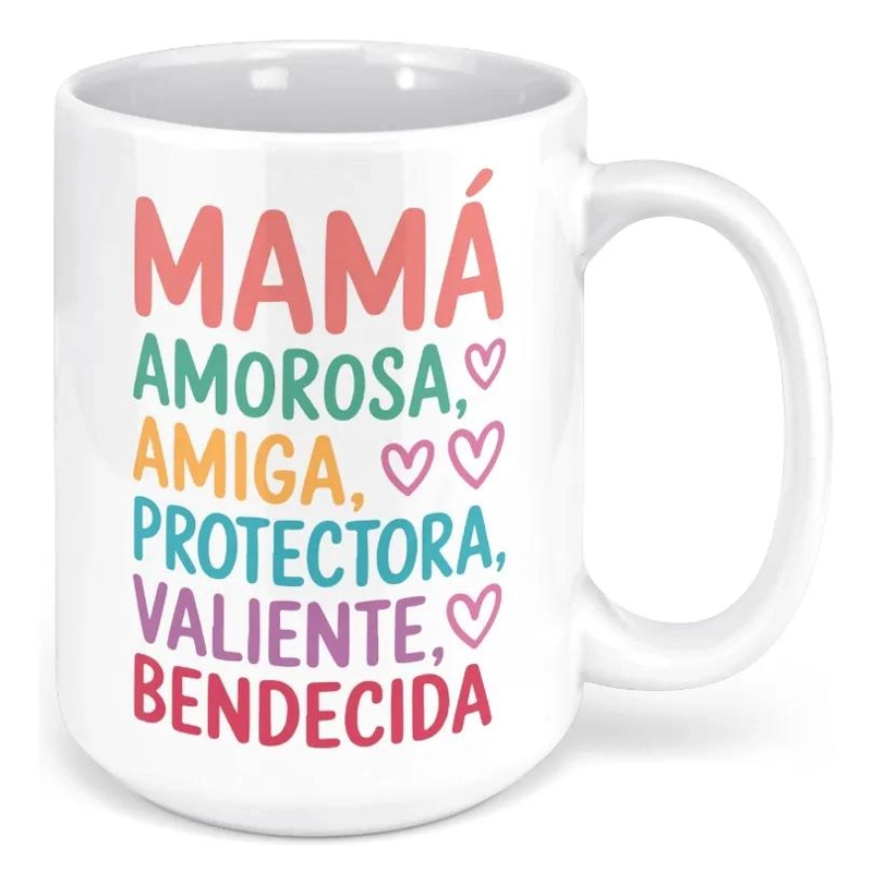 TAZA CILINDRICA PARA EL DIA DE LAS MADRES CON DISEÑO ESPECIAL - 1