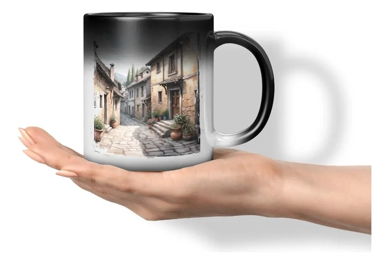TAZA MAGICA QUE CAMBIA DE COLOR CON CALOR - 1