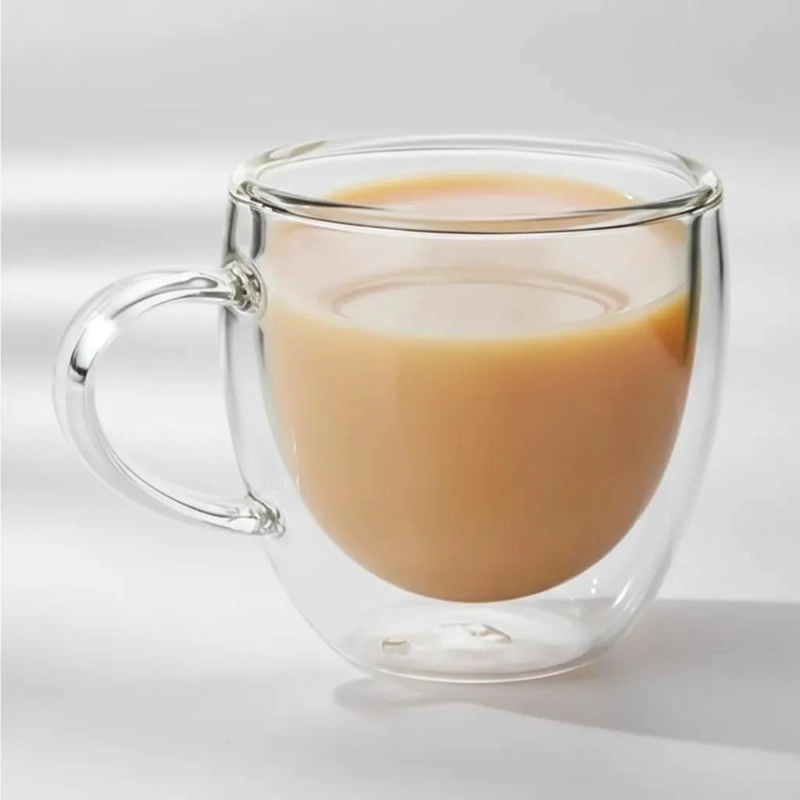 SET DE 2 TAZAS ESPRESSO DE VIDRIO DOBLE PARED 80 ML - 7