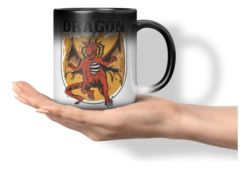 TAZA MAGICA QUE CAMBIA DE COLOR CON AGUA CALIENTE - 1