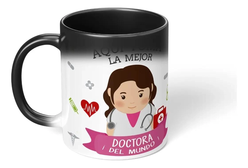 TAZA MAGICA QUE CAMBIA DE COLOR CON ILUSTRACION DIVERTIDA - 1