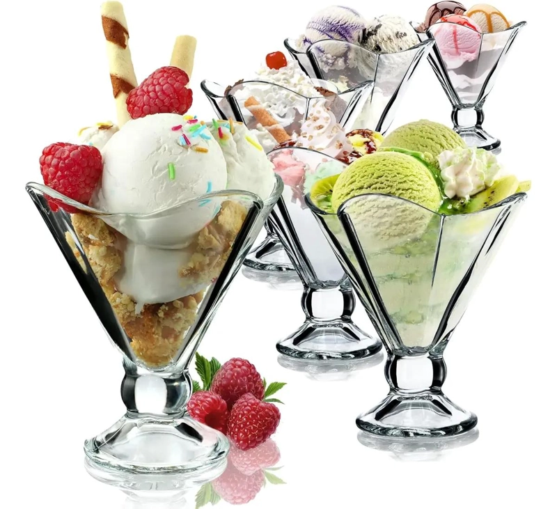 SET DE 6 COPAS TULIPAN PARA HELADOS Y POSTRES DE 170 ML - 3
