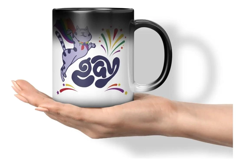 TAZA MAGICA QUE CAMBIA DE COLOR CON AGUA CALIENTE - 1