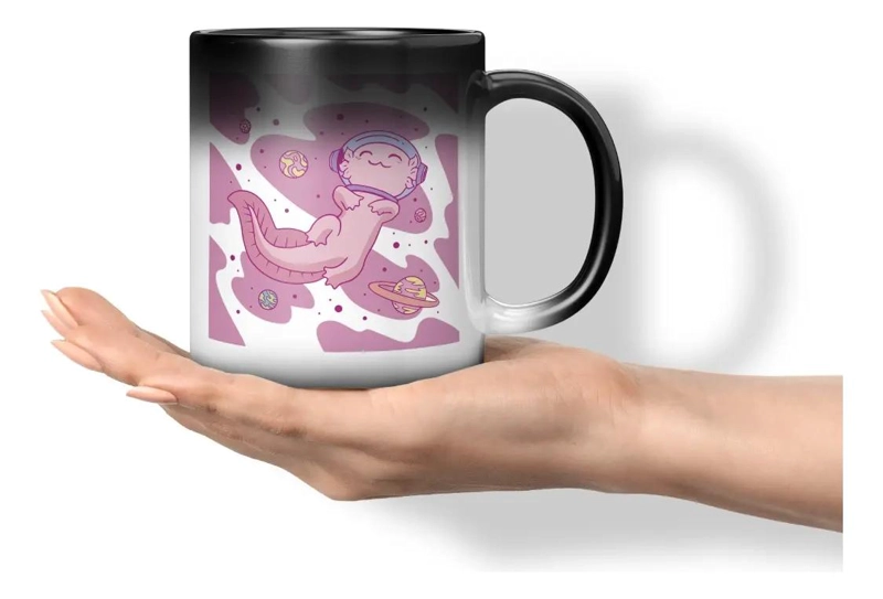 TAZA MAGICA QUE CAMBIA DE COLOR CON AGUA CALIENTE - 1