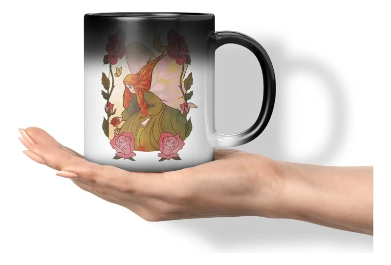 TAZA MAGICA QUE CAMBIA DE COLOR CON AGUA CALIENTE - 1