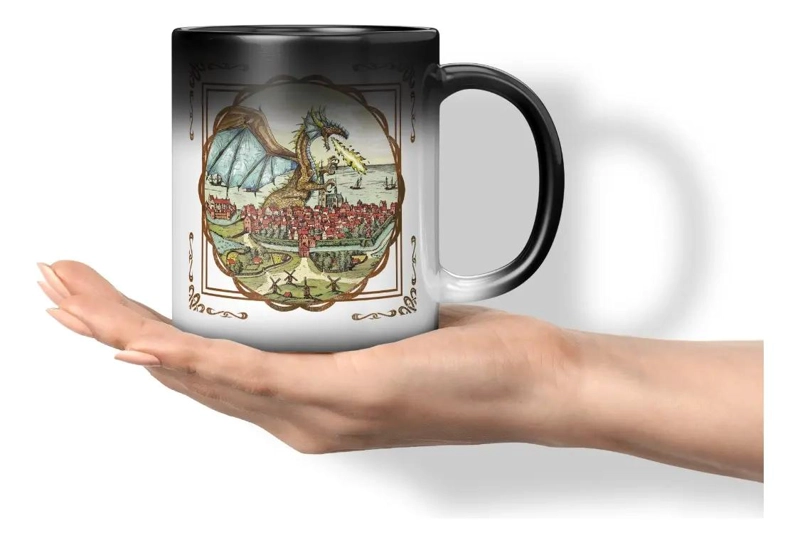 TAZA MAGICA QUE CAMBIA DE COLOR CON AGUA CALIENTE - 1