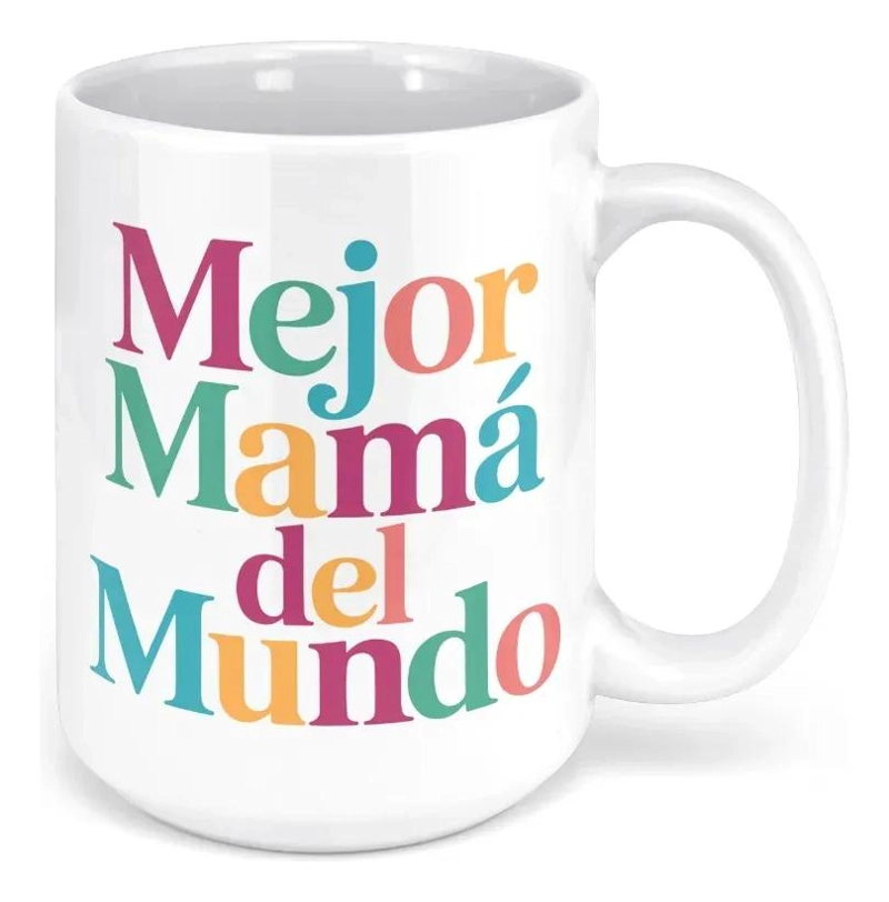 TAZA CILINDRICA PARA EL DIA DE LA MADRE CON DISEÑO ESPECIAL - 1