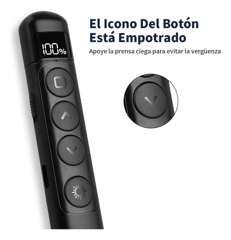 PUNTERO LASER INALAMBRICO PARA PRESENTACIONES CON CONTROL REMOTO - 2