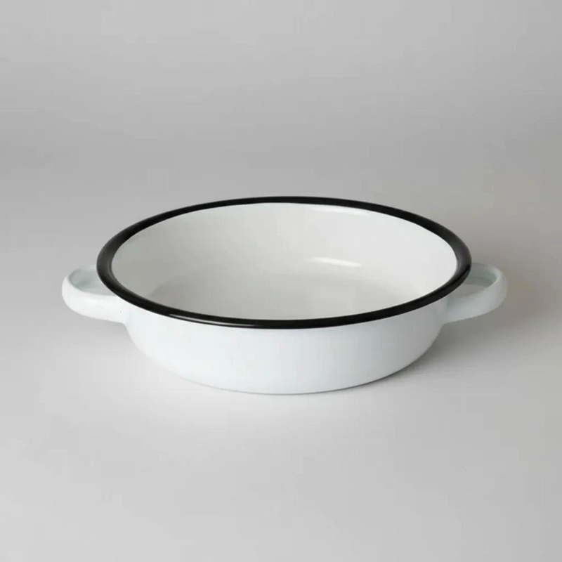 PAILA ENLOZADA BLANCA IDEAL PARA COCINAR CON ESTILO - 5