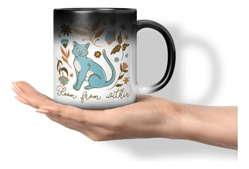 TAZA MAGICA QUE CAMBIA DE COLOR CON AGUA CALIENTE - 1
