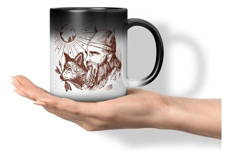 TAZA MAGICA QUE CAMBIA DE COLOR CON AGUA CALIENTE - 1