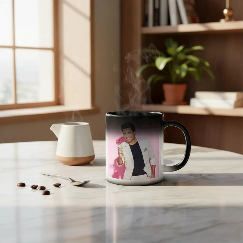 TAZA MAGICA CAMBIANTE DE COLOR PARA CAFE  O TE - 2